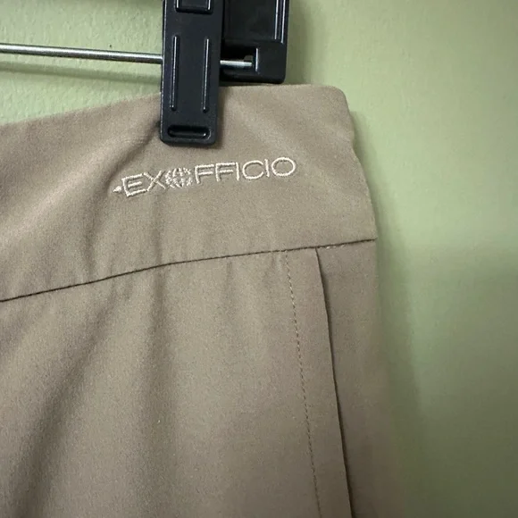Exofficio Tan Women's Skort Size 8 Hiking Walking Easy Dry Moisture Wicking - Picture 4 of 11